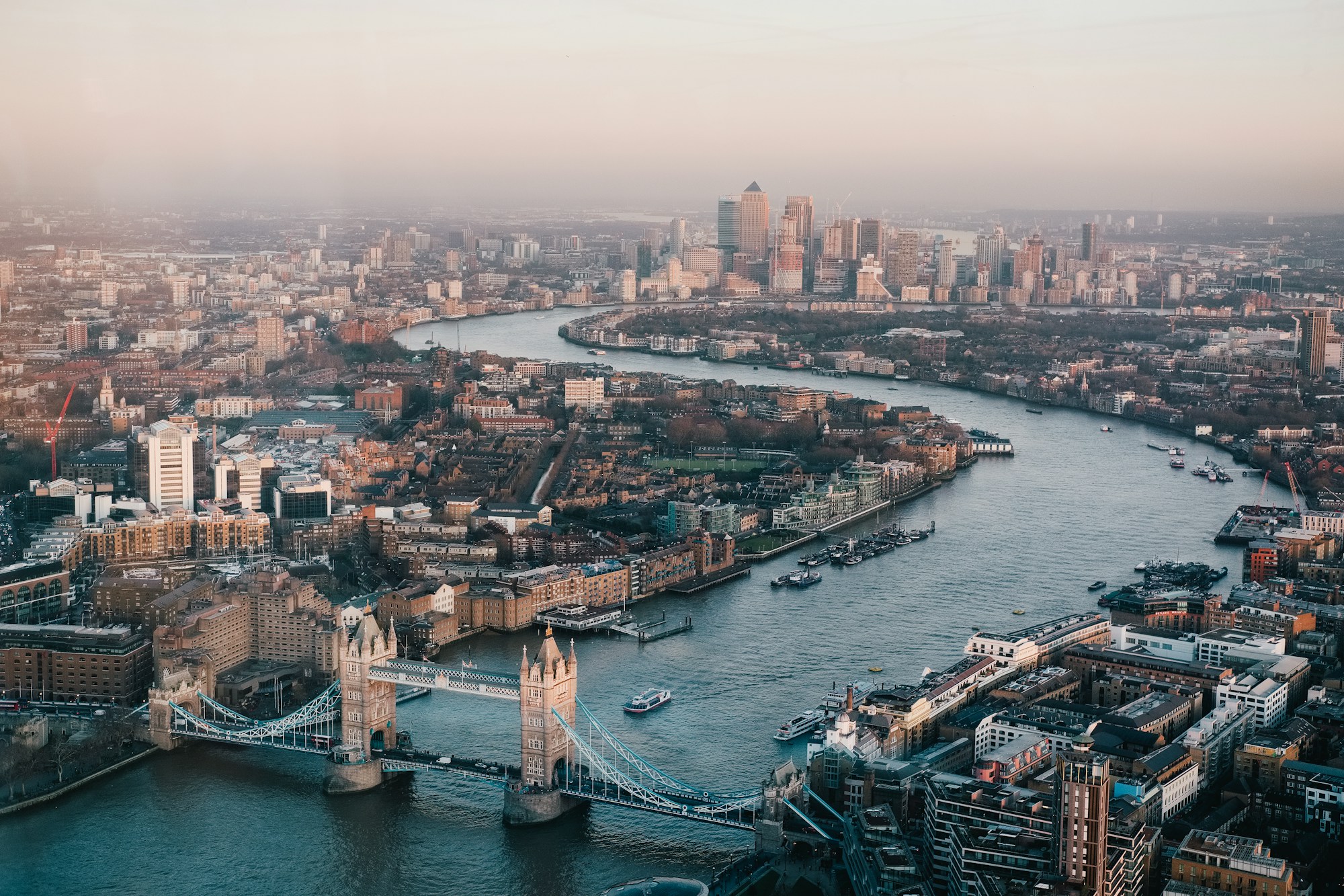 London skyline and the River Thames